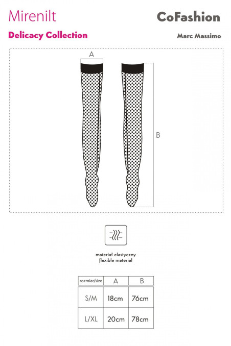 Панчохи-сітка під пояс Cofashion Mirenilt
