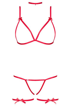 Комплект з підв'язками Obsessive Santasia Set 2