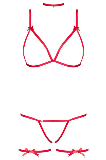 Комплект з підв'язками Obsessive Santasia Set