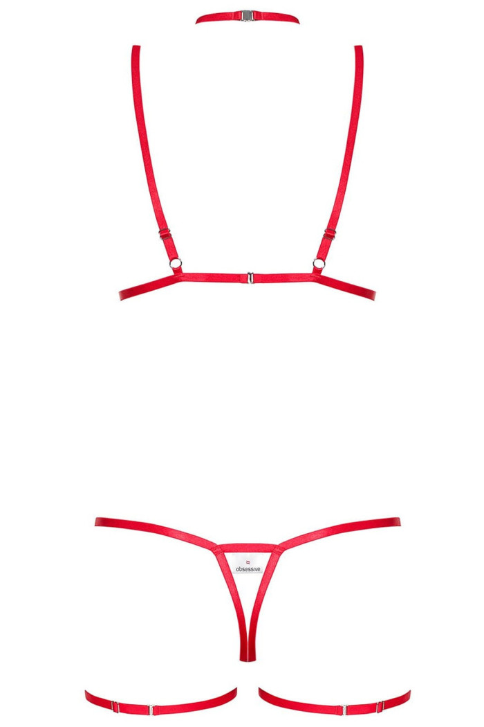 Комплект з підв'язками Obsessive Santasia Set