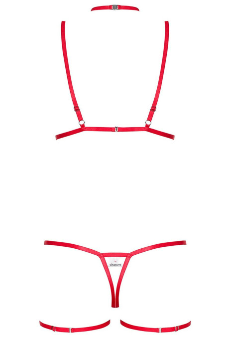 Комплект з підв'язками Obsessive Santasia Set