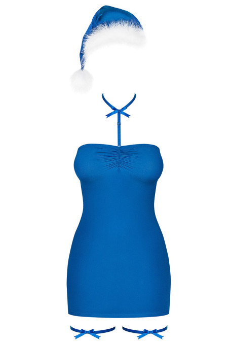 Сорочка з новорічними аксесуарами Obsessive Kissmas chemise