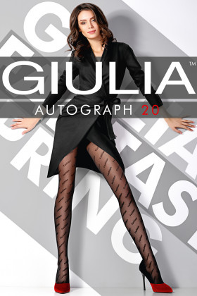 Колготки с надписями GIULIA Autograph model 1