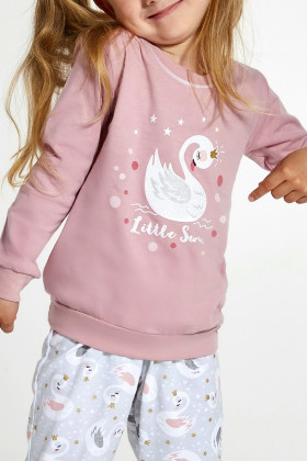 Комплект дитячий / піжама для дівчинки Cornette 387/123 Little swan