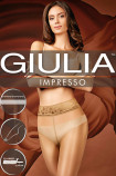 Колготки с силиконовым поясом GIULIA Impresso 20den