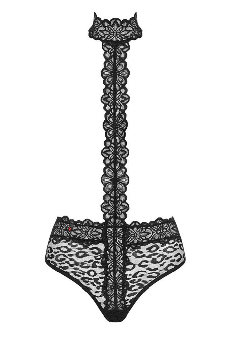 Боди с открытой грудью Obsessive Crossita