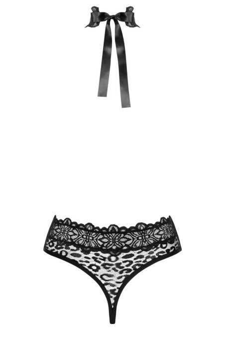 Боди с открытой грудью Obsessive Crossita