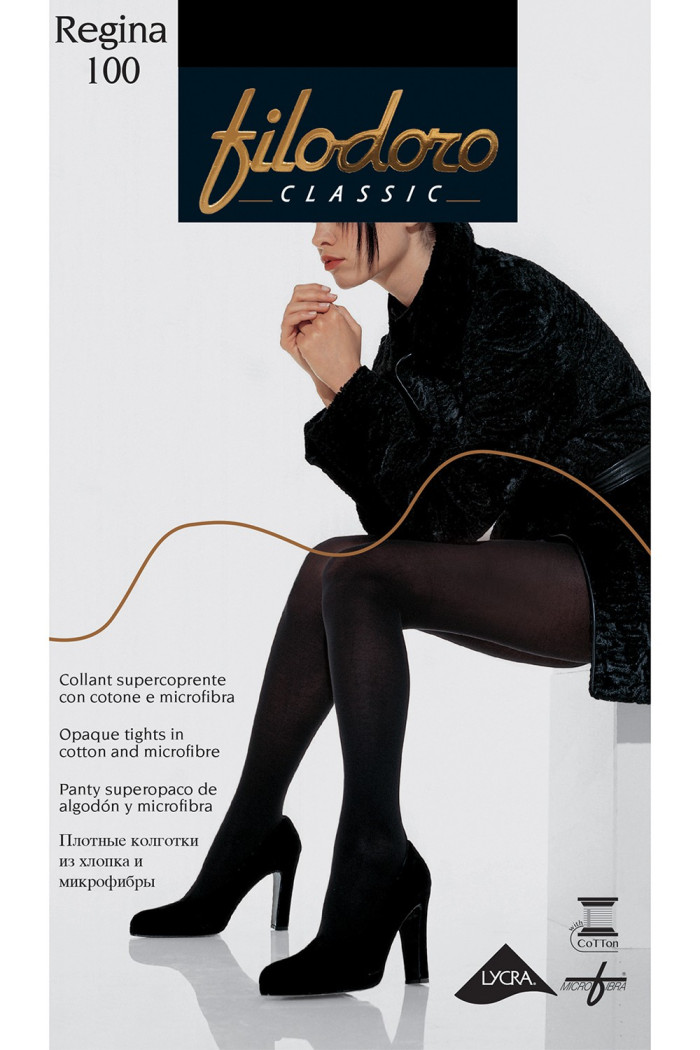 Хлопковые колготки Filodoro Regina 100 den