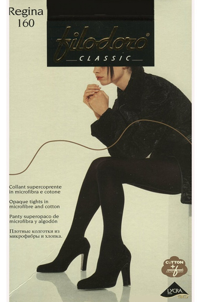 Колготки бавовняні Filodoro Regina 160 den