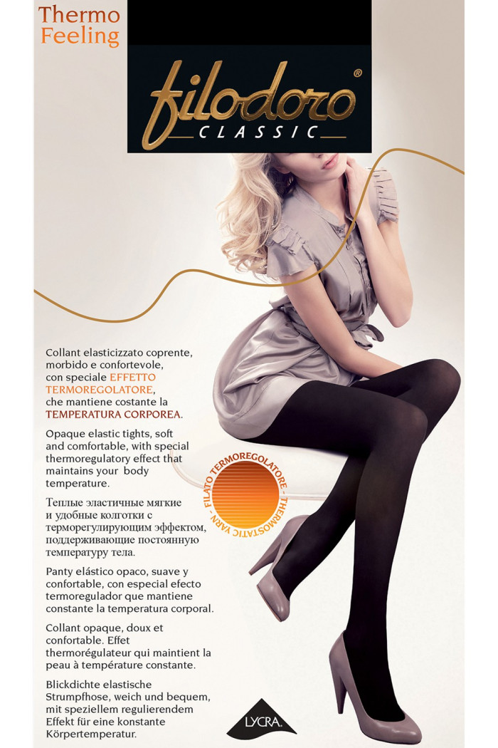 Колготки термо з віскозою Filodoro Thermo Feeling