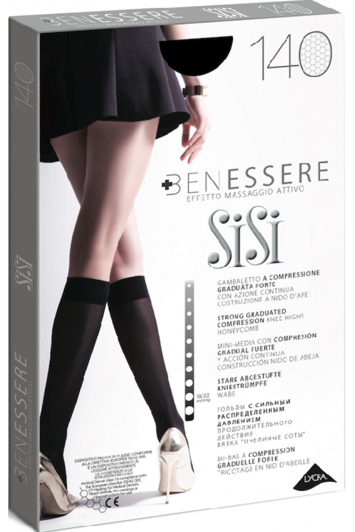 Гольфи лікувальні противарикозні SISI BenEssere 140 Gambaletto