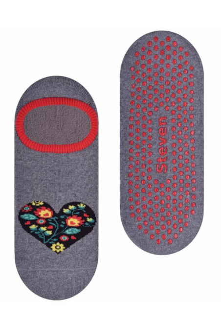 Махровые носки-следы ABS Steven art.132 Folk