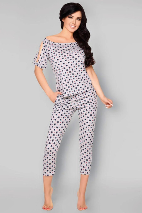 Пижама хлопковая со штанами Livia Corsetti Anahila