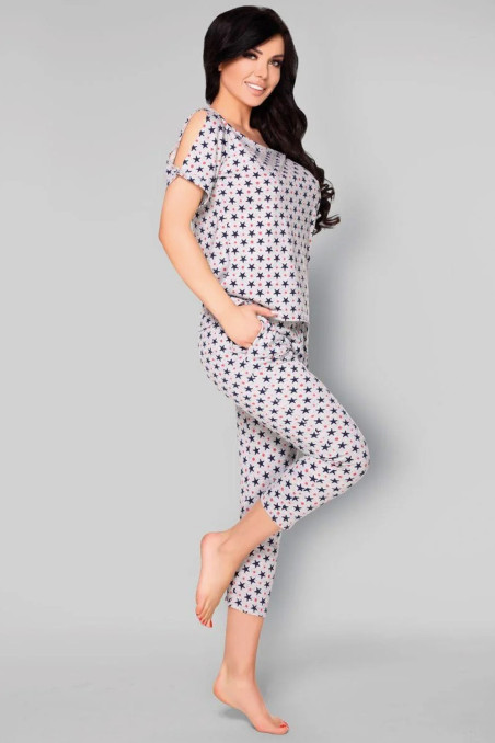 Пижама хлопковая со штанами Livia Corsetti Anahila