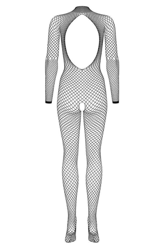 Комбінезон-сітка з вирізом Obsessive N121