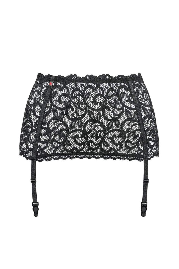 Мереживний пояс для панчіх Obsessive Joylace Garter Belt