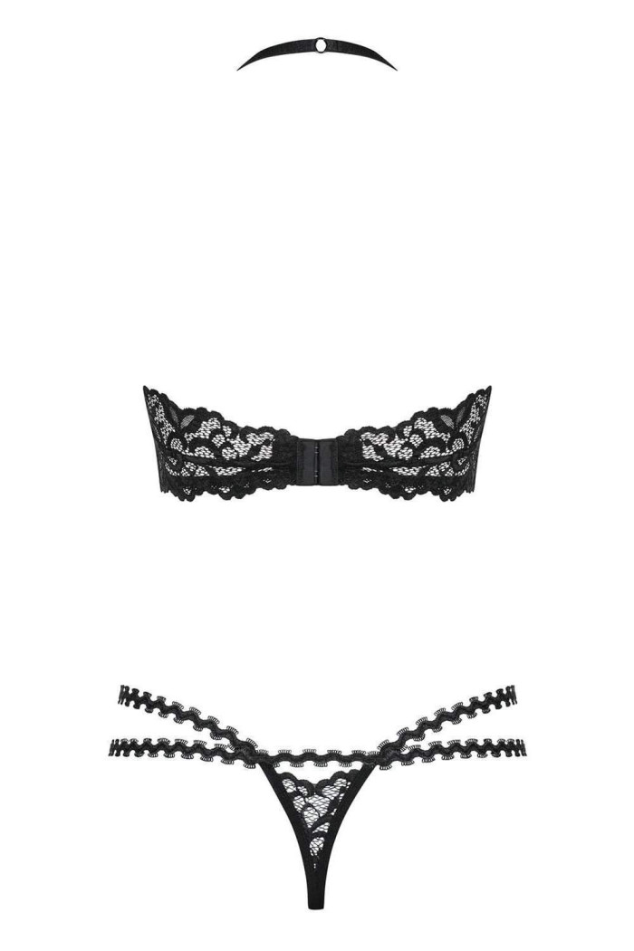Комплект білизни мереживний з перлами Obsessive Joylace Set