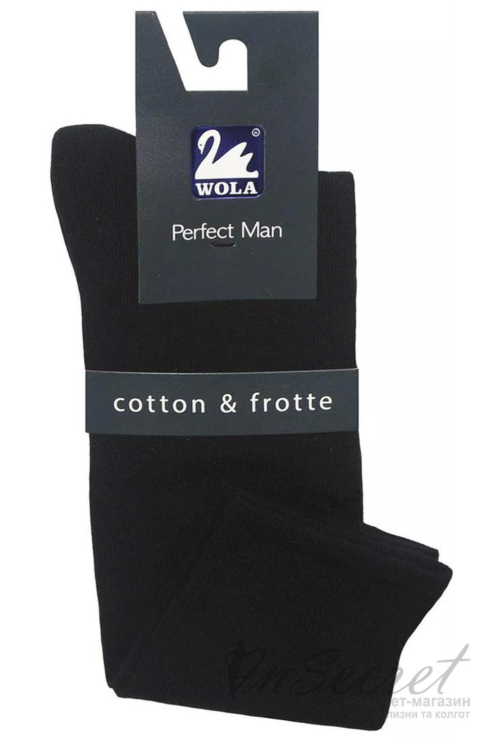Высокие носки-гольфы с утепленной стопой Wola Perfect Man W93.011