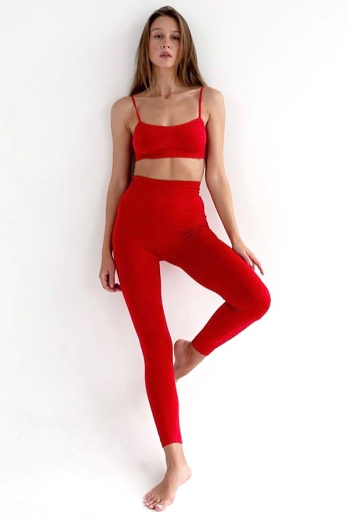 Леггинсы бесшовные Giulia Leggings model 2 Aurora Red