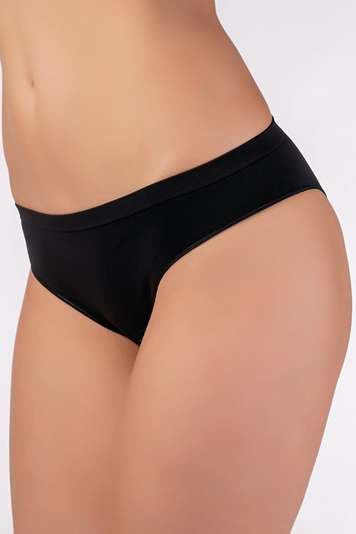 Трусики-бразилиана бесшовные Giulia Brasilian briefs Black