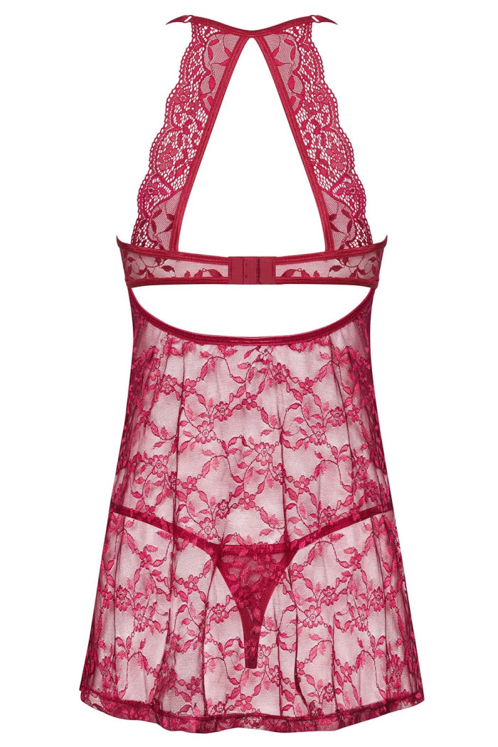 Прозорий бебідолл з трусиками Obsessive Ivetta