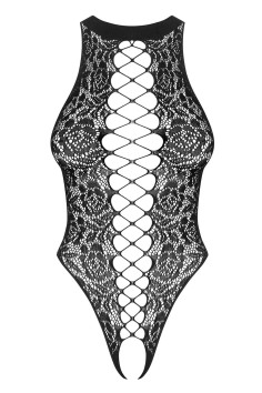 Ажурное боди с вырезом Obsessive B129 2