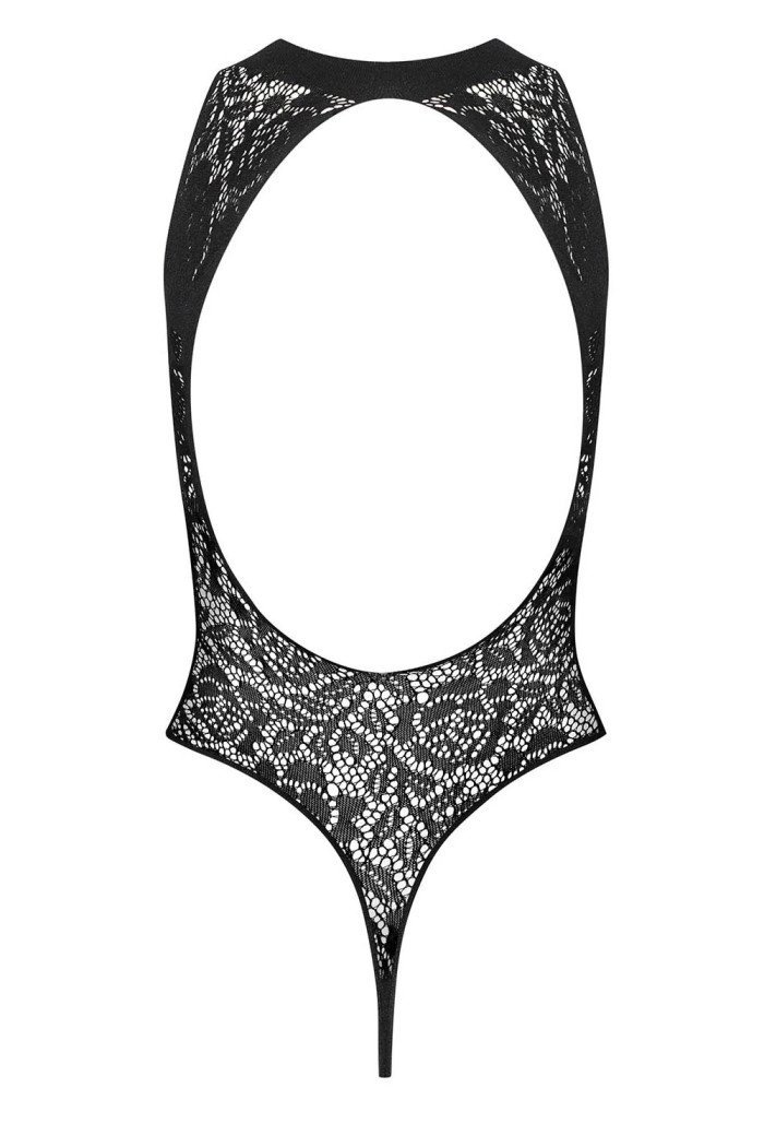 Ажурное боди с вырезом Obsessive B129