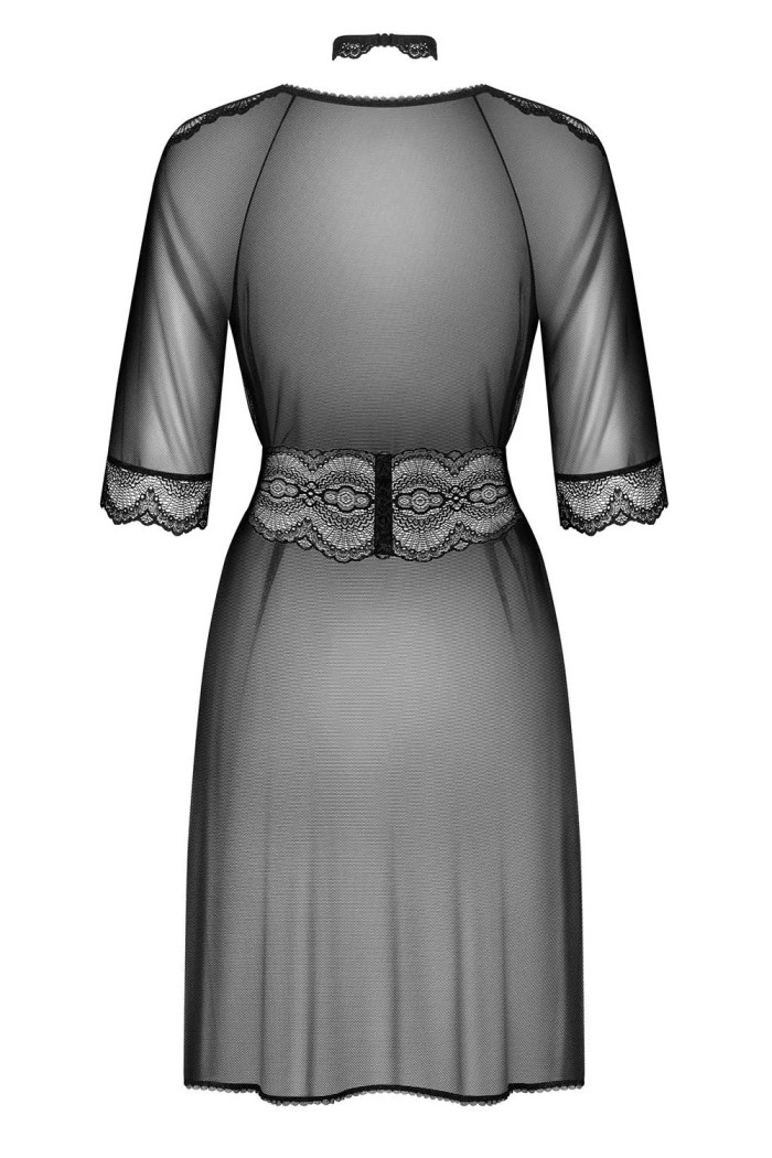 Халатик з аксесуарами Obsessive Lucita Peignoir