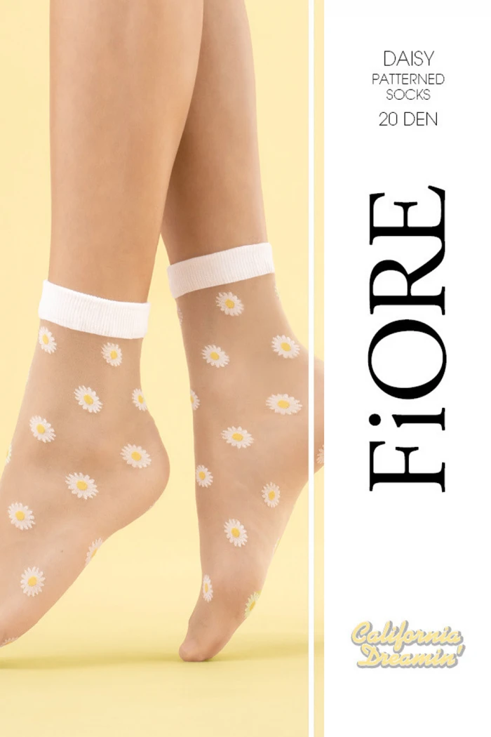 Шкарпетки з принтом "Квіти" Fiore DAISY 20d