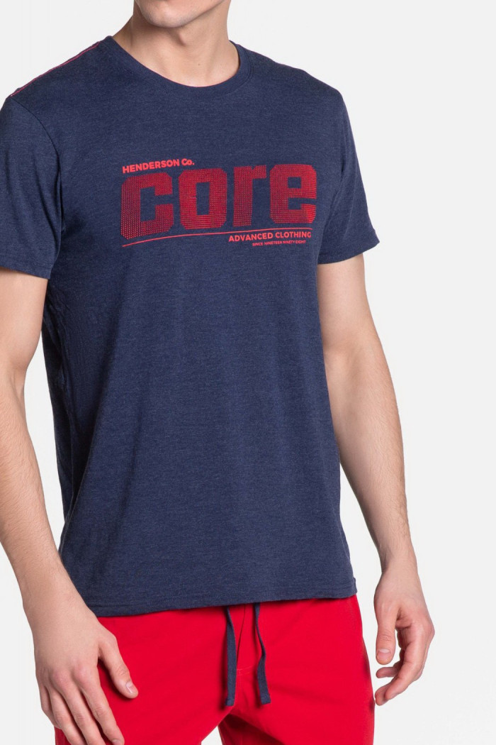 Мужской комплект домашний с шортами Henderson 38285 Oxford