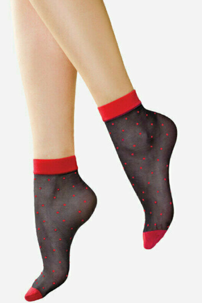 Носочки в мелкий горох Lores Pois Rossi 20d