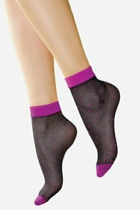Шкарпетки в горошок Lores Pois Fuxia 20d