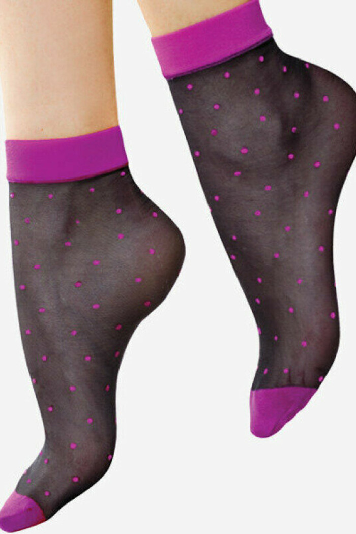 Шкарпетки в горошок Lores Pois Fuxia 20d