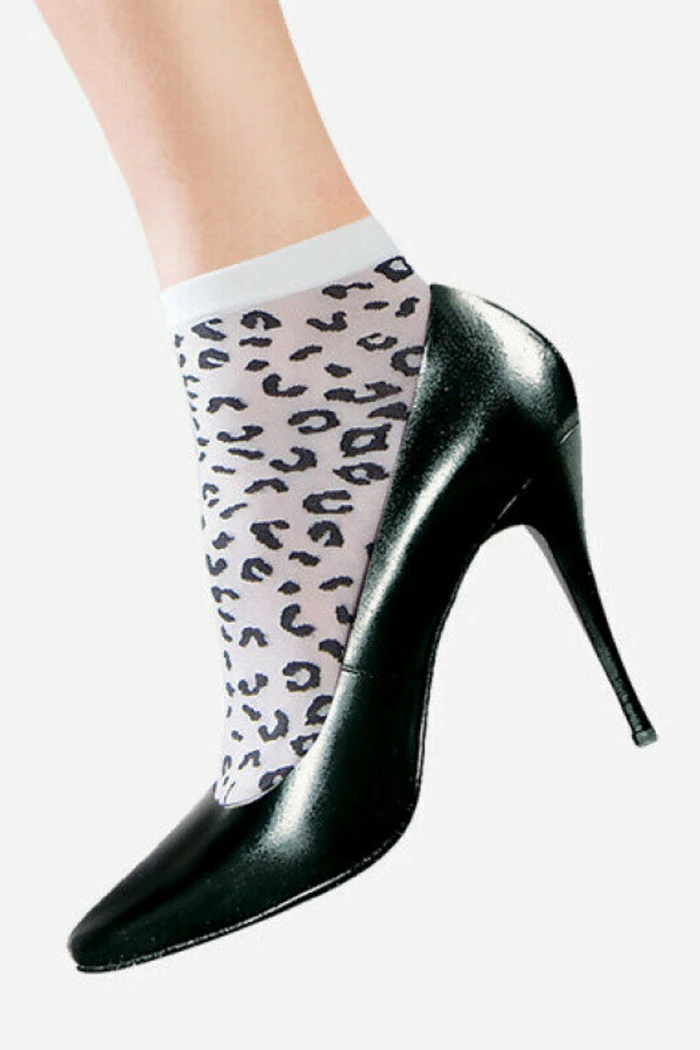 Шкарпетки з леопардовим принтом Lores Wild Calzino 20-40den