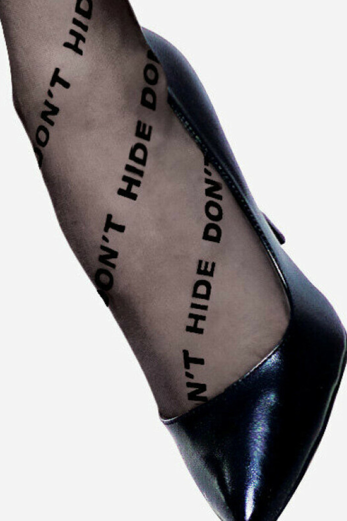 Колготки с принтом Lores Don't Hide 20Den