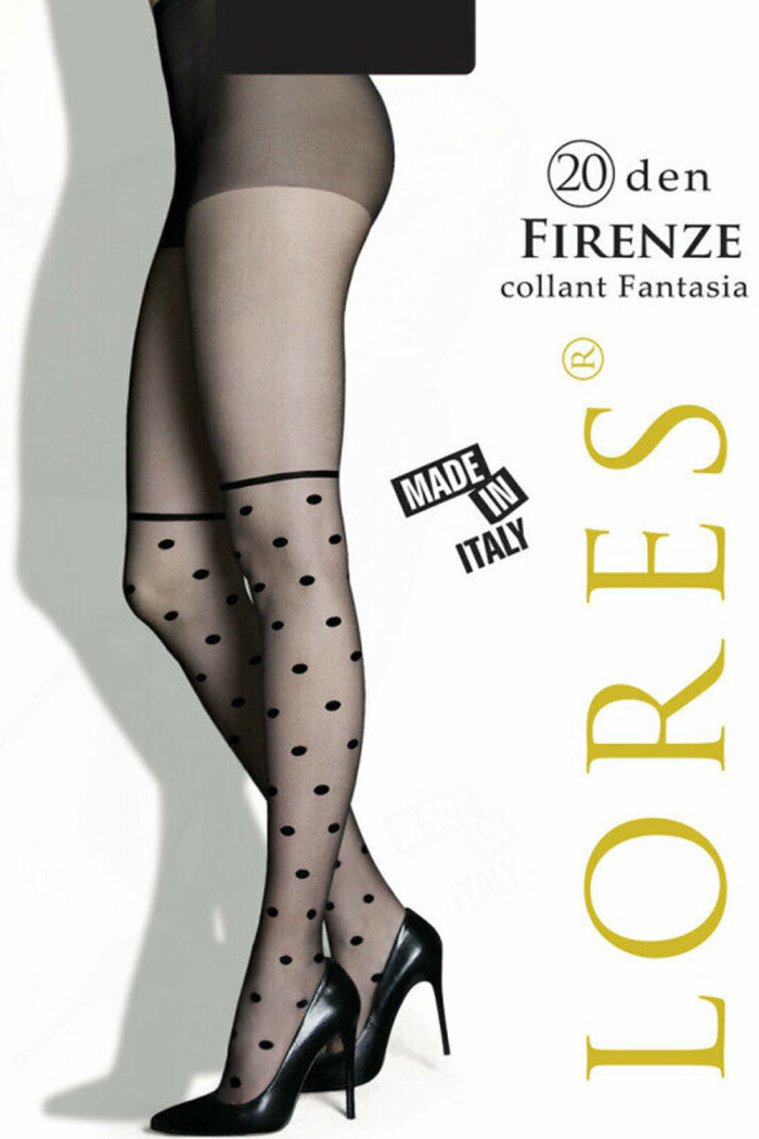 Колготки в горошок Lores Firenze 20d