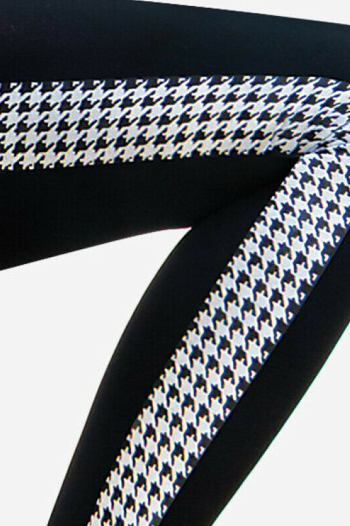 Безшовні легінси з принтом LORES Pied de Poule 90Den