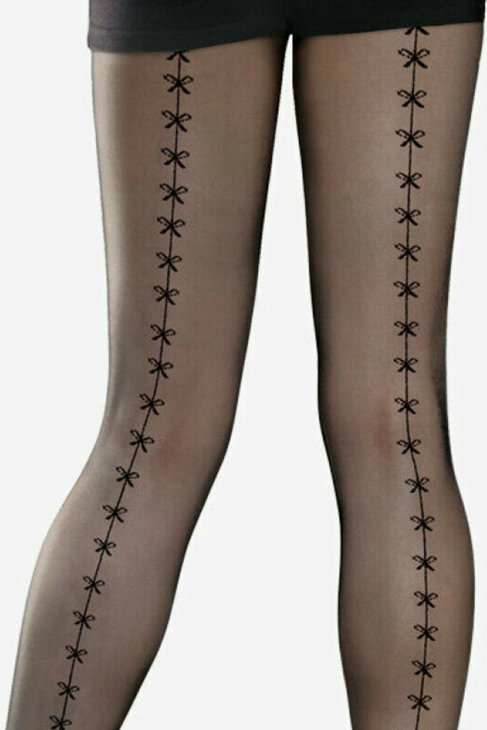 Колготки з візерунком-стрілкою Lores Romanza 20d