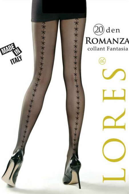 Колготки с узором-стрелкой Lores Romanza 20d