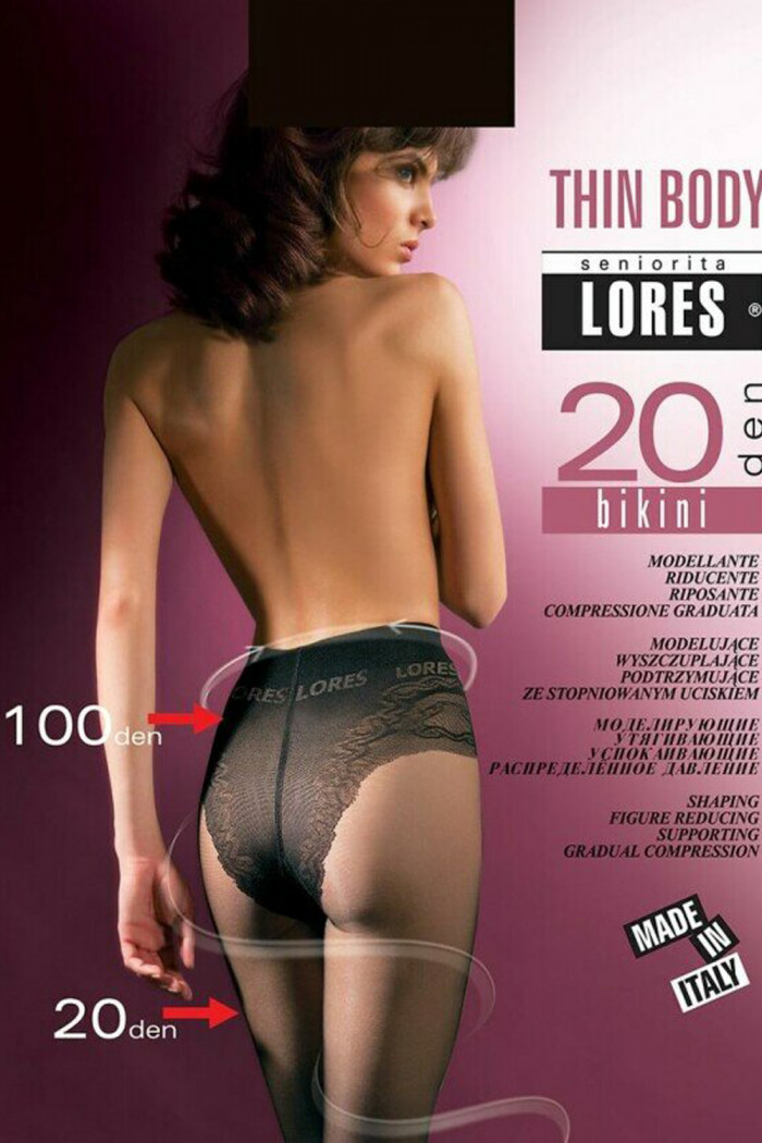Колготки моделирующие LORES Thin Body Bikini 20den