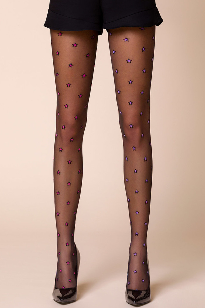 Колготки з принтом Gabriella Stars Color 20d