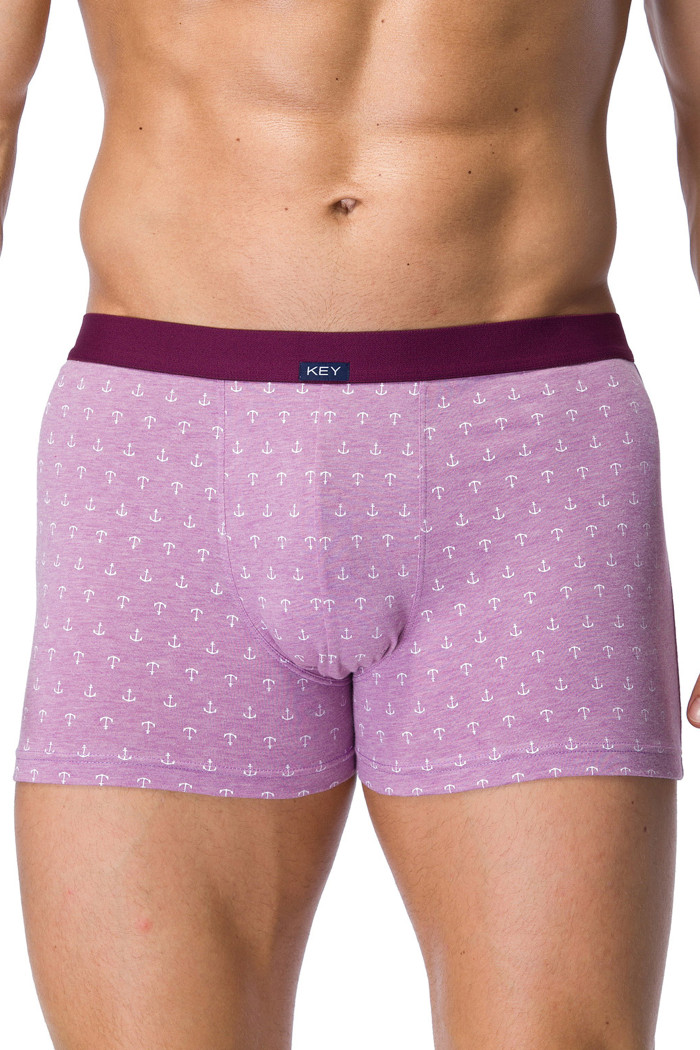 Мужские трусы-боксеры с принтом KEY MXH 810 A21