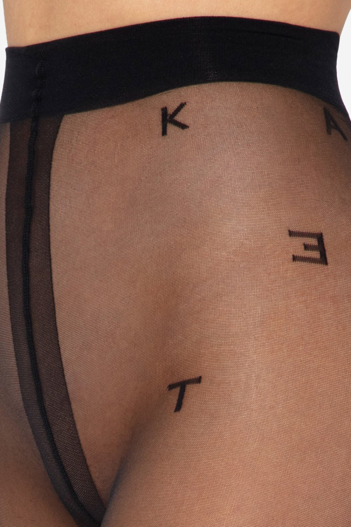 Колготки з візерунком "Букви" GATTA Letters 01 20den