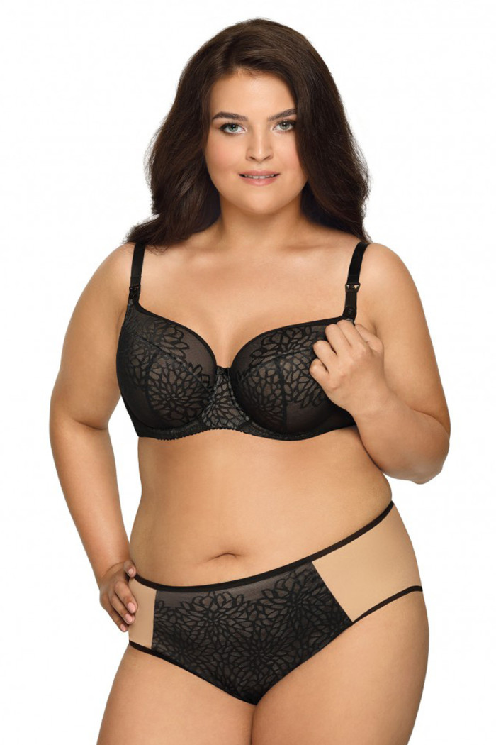 Полупрозрачные трусики слип Ava Lotus AV1914