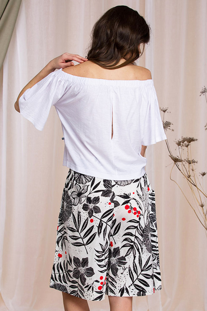 Комплект женский для дома с широкими шортами Key LHS 945 2 A21