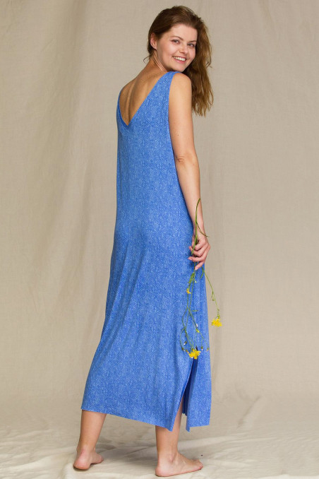 Платье-макси легкое для дома Key LND 916 1 A21