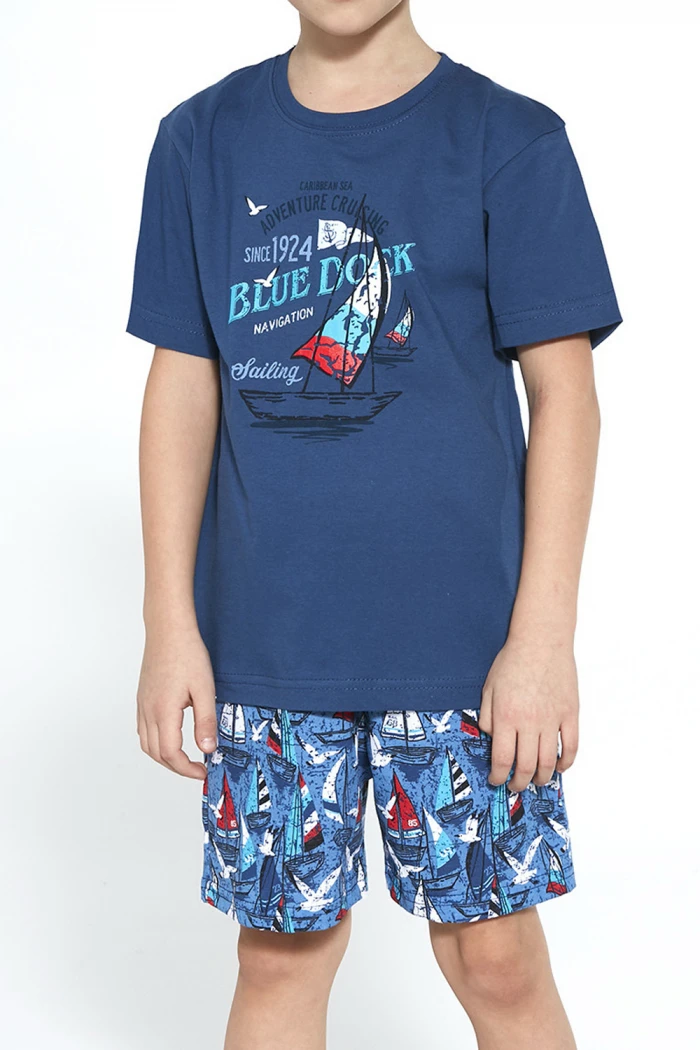 Піжама для хлопчика з шортами CORNETTE 789/96 Blue dock