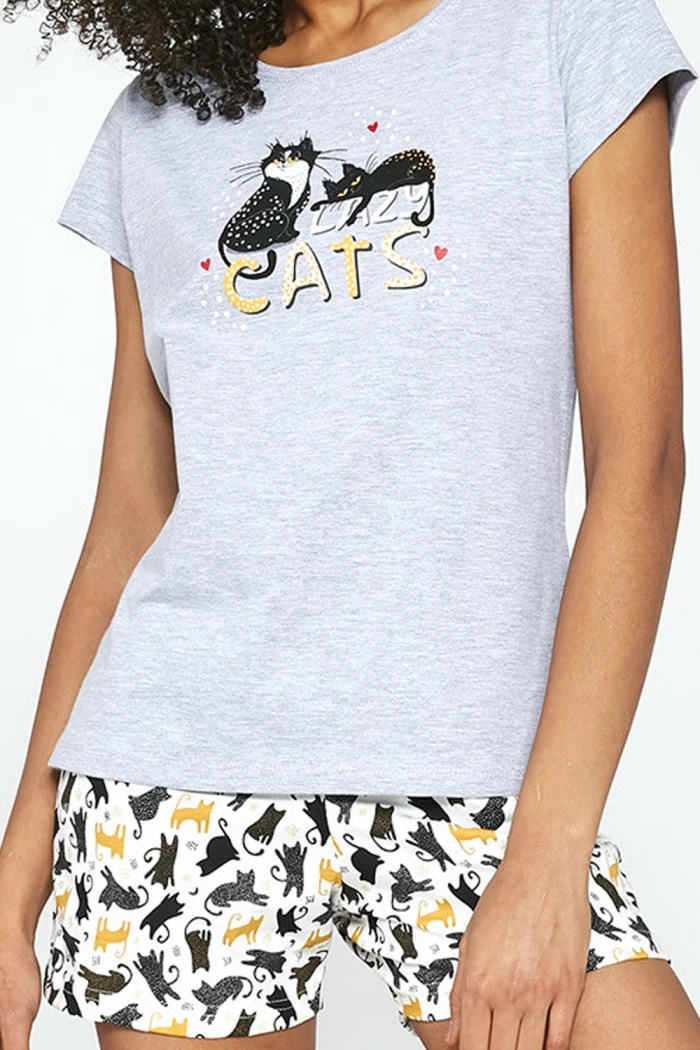 Піжама жіноча з шортами CORNETTE 628/194 Cats