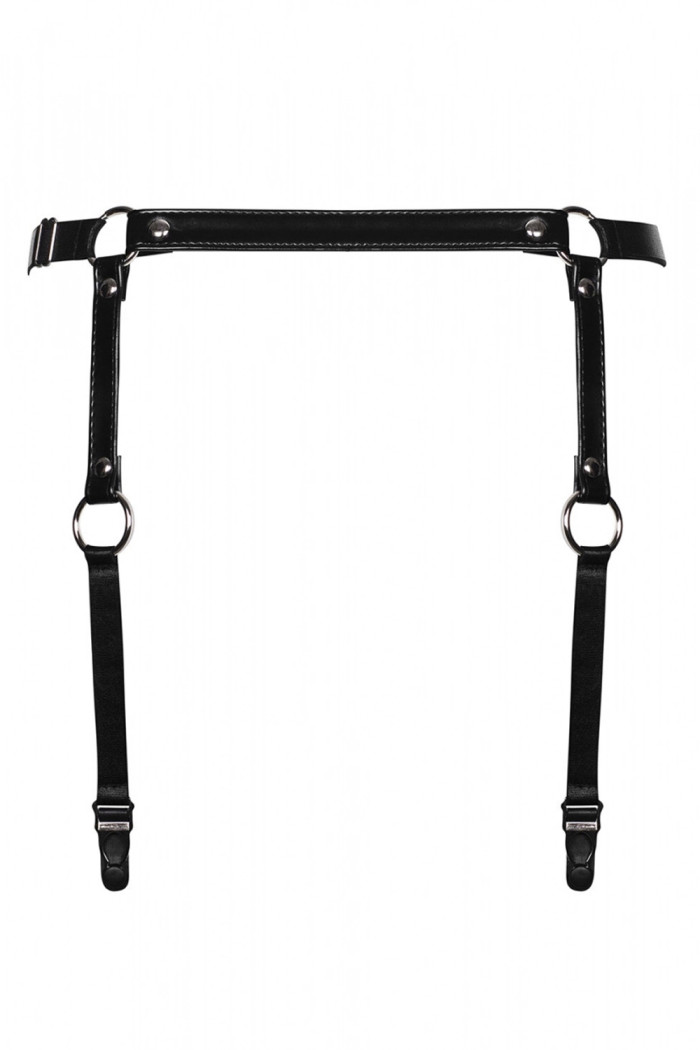 Пояс для панчіх з еко-шкіри Obsessive A756