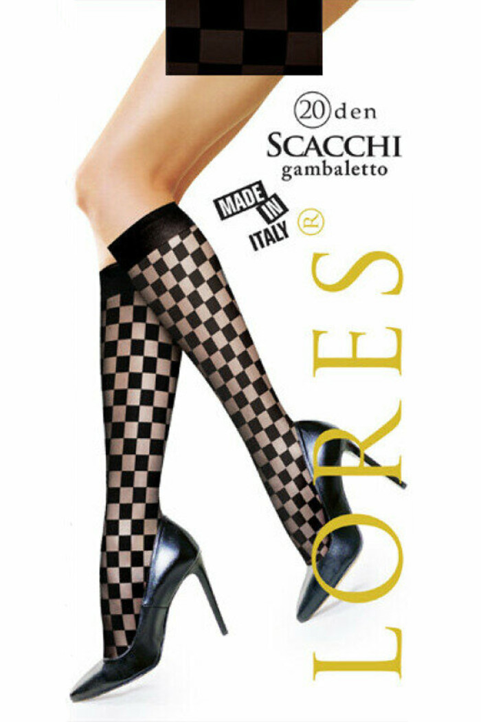 Гольфы в клетку Lores Scacchi 20den Gambaletto